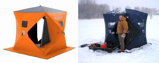 Санки-палатка для зимней рыбалки. Бюджетно и комфортно!